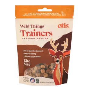 Otis Wild Things Venison Recipe Trainers Dog Treats 4 oz