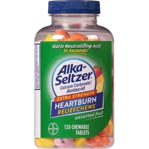 Alka-Seltzer Extra Strength Heartburn ReliefChews Tablets - 120 Ct