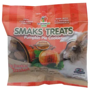 Sure! Here’s an optimized title for the product:

American Pet Diner Smaks Pumpkin Pie Cookies – Tasty Treats for Small Animals, 1.75 oz