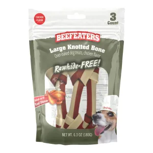 Beefeaters Rawhide Free Knotted Bone