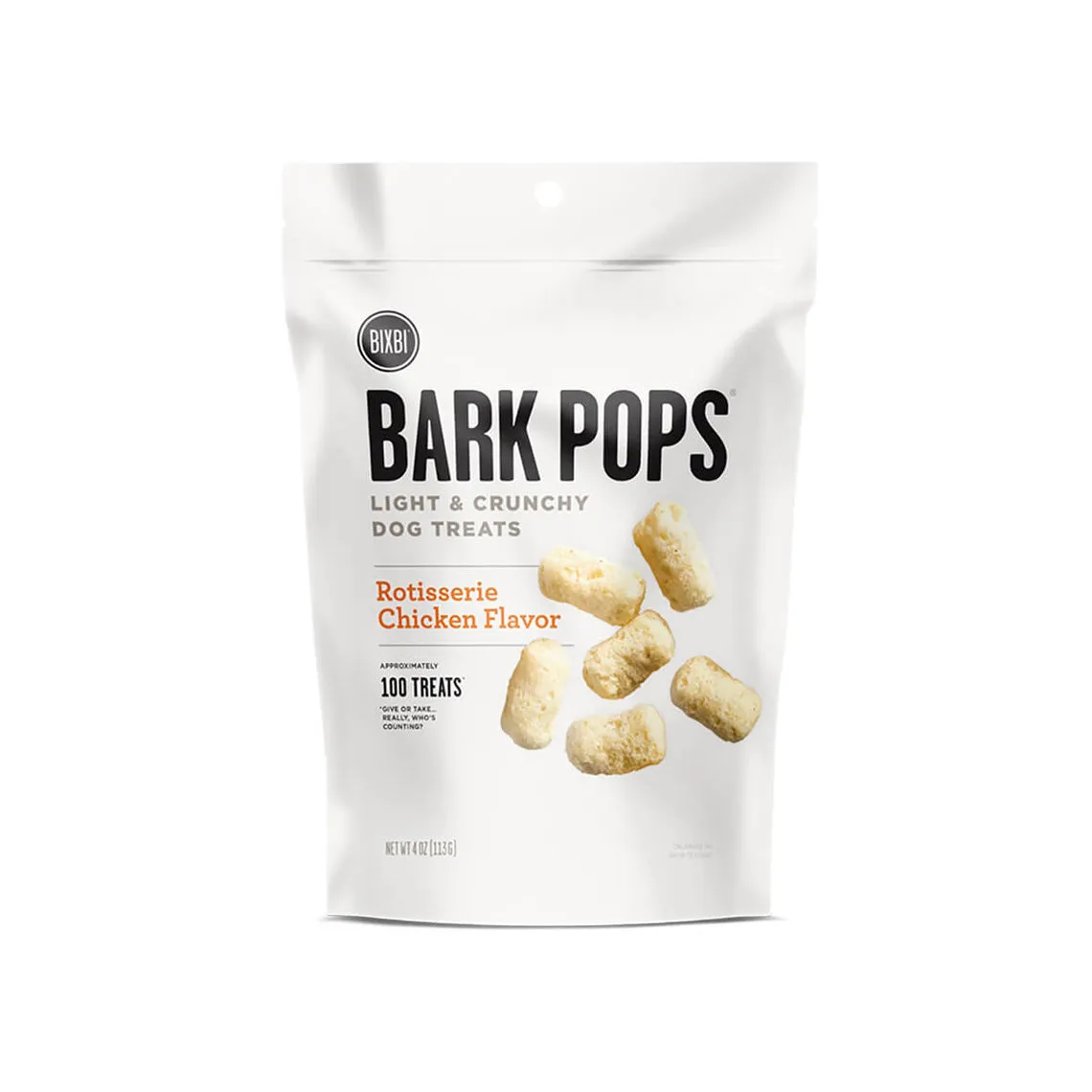 BIXBI Bark Pops Light & Crunchy Dog Treats