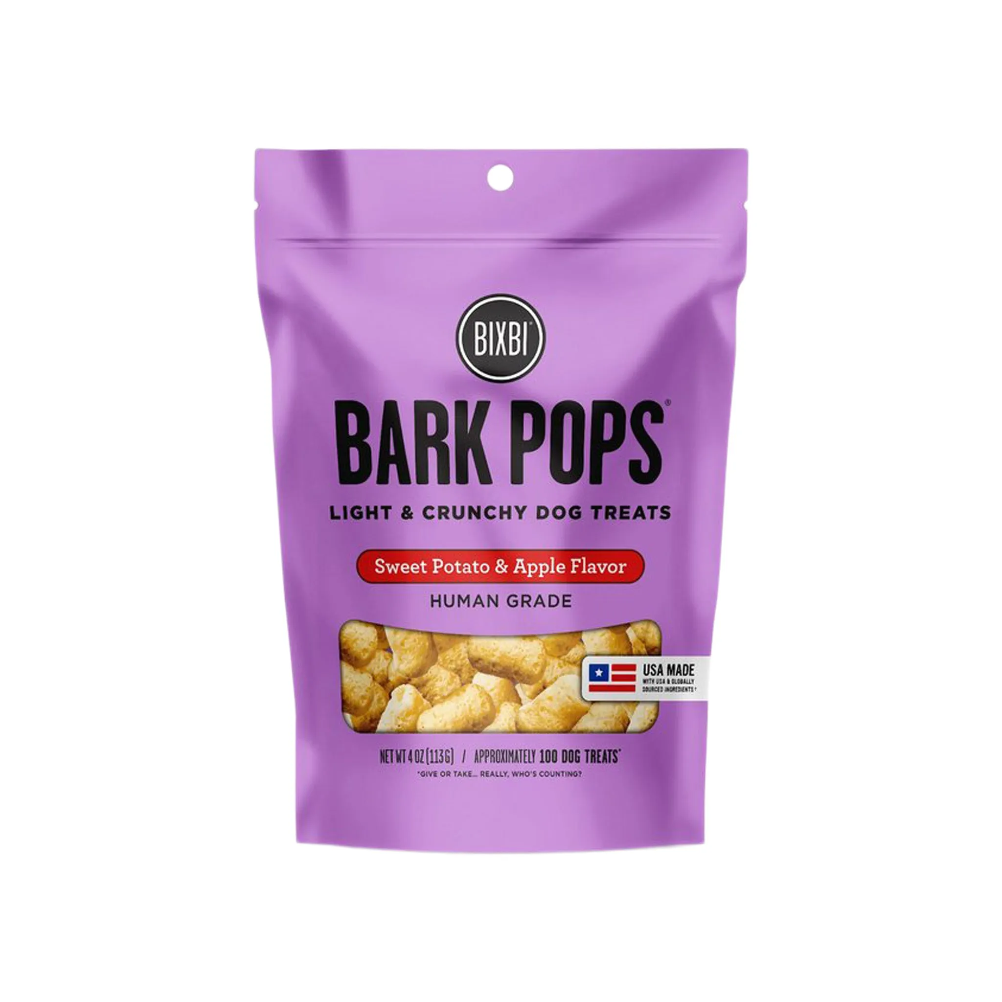 BIXBI Bark Pops Light & Crunchy Dog Treats