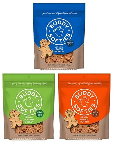 Buddy Biscuits Healthy Whole Grain Soft & Chewy Treats 6 oz.