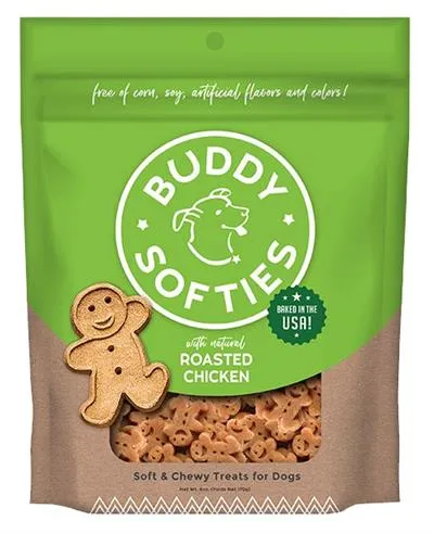 Buddy Biscuits Healthy Whole Grain Soft & Chewy Treats 6 oz.