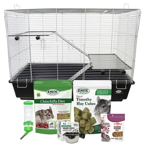 Chinchilla Cage & Starter Pack