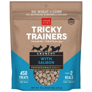 Cloud Star Tricky Trainers Crunchy Salmon Treats 8 oz.