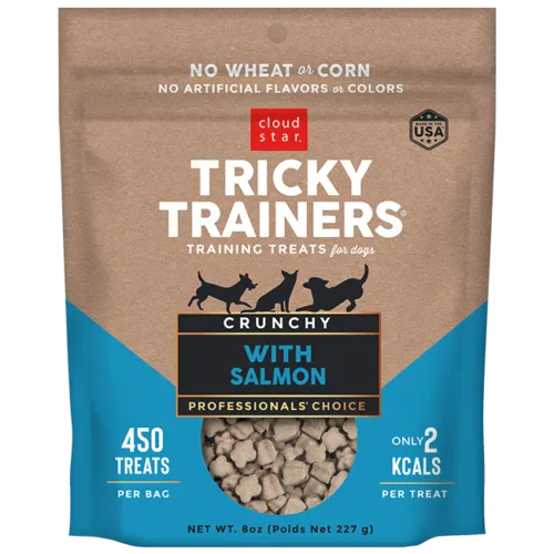 Cloud Star Tricky Trainers Crunchy Salmon Treats 8 oz.