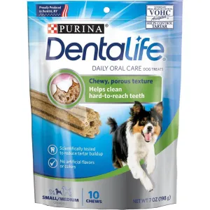 Dentalife Daily Oral Care Dental Small/Medium Dog Treats 10 chews