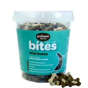 Dog Semi Moist Mini Bones 500g Tub