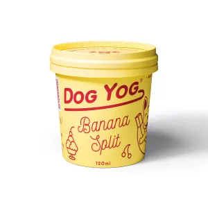 Dog Yog Frozen Banana Split Dog Ice Cream Treat 120ml