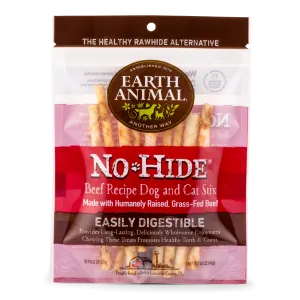 Earth Animal No Hide Beef Stix Dog Treats 10pk