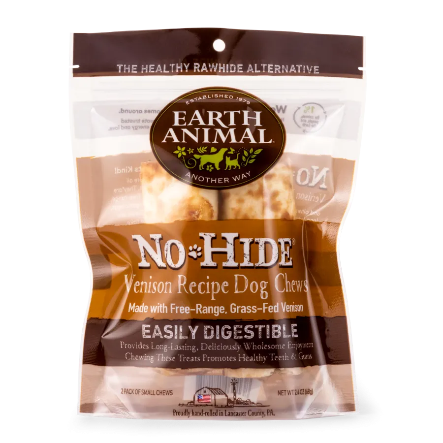 Earth Animal No-Hide Venison Chew 2PK