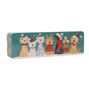 Farmhouse Biscuits Festive Dog Lemon & Orange Biscuit Tin - 225g