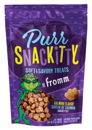 Fromm Purr Snackitty Salmon Flavor Snackitties Cat Treats