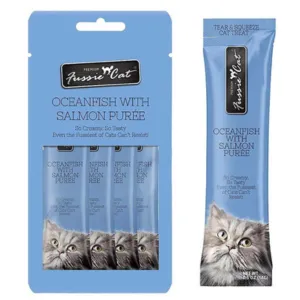 Fussie Cat Oceanfish With Salmon Puree Cat Treats