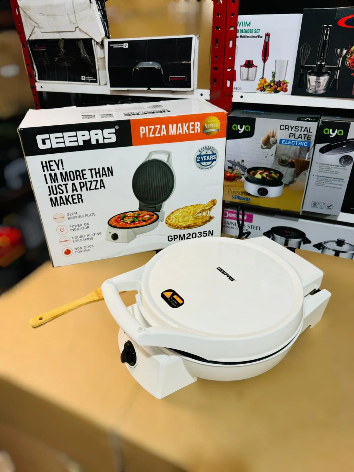 GEEPAS Pizza Maker GPM2035N