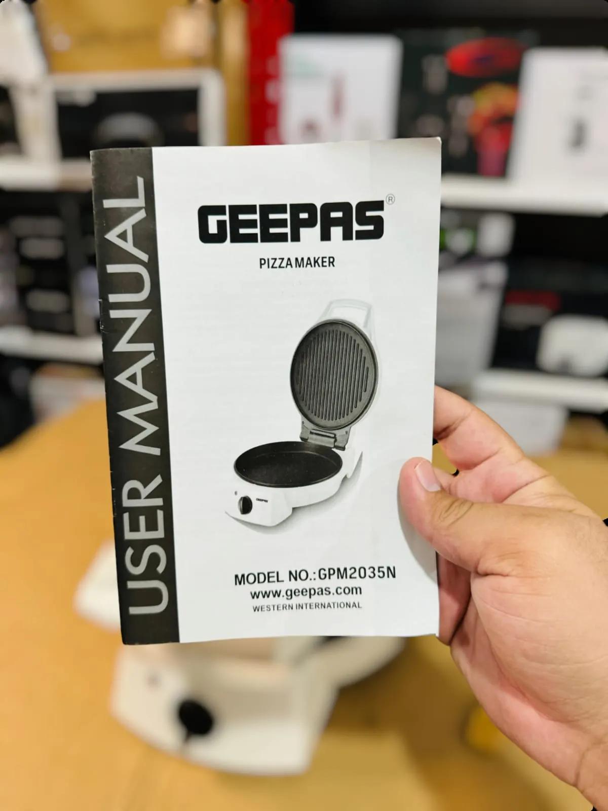 GEEPAS Pizza Maker GPM2035N