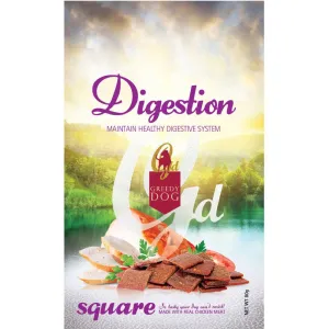 Greedy Dog Digestion Square Dog Treat 80g