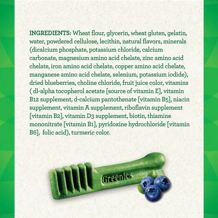 GREENIES Blueberry Petite Dental Treats, 20 Count