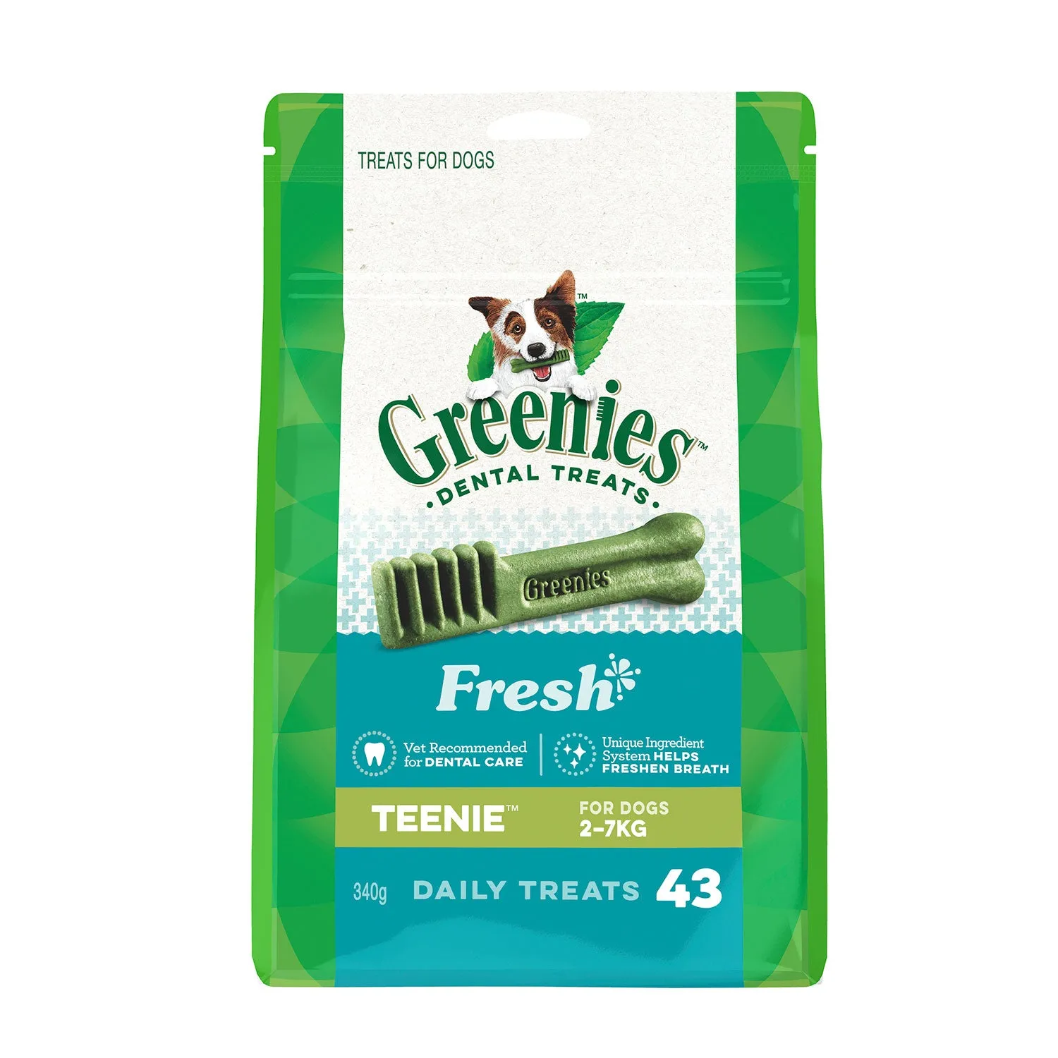 Greenies Fresh Teenie Dental Dog Treat 340g