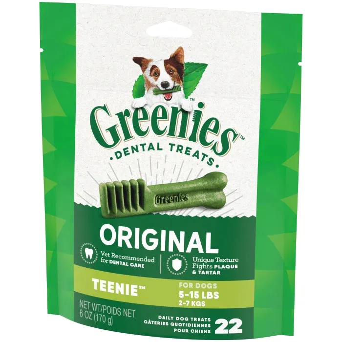 GREENIES Original TEENIE Dental Treats, 22 Count