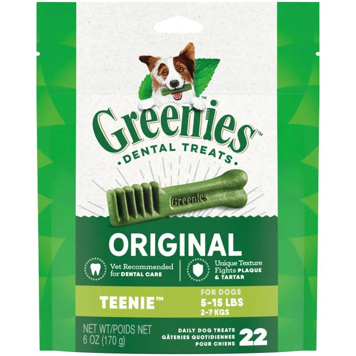 GREENIES Original TEENIE Dental Treats, 22 Count