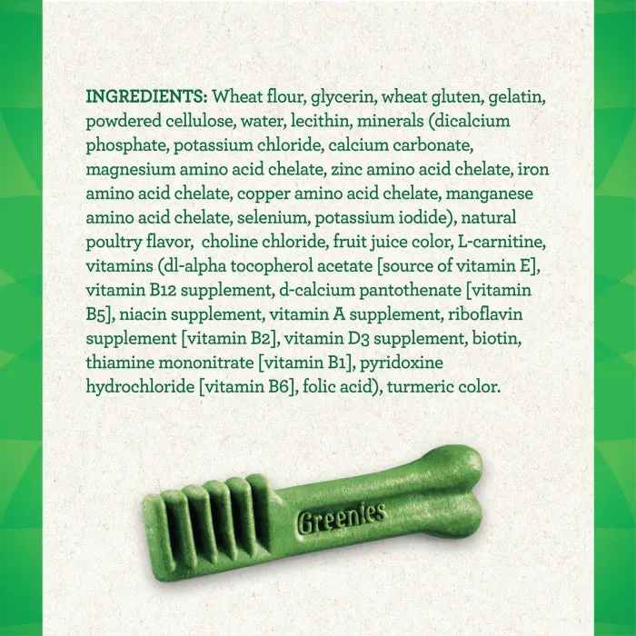 GREENIES Weight Management Regular Dental Treats, 27 Count