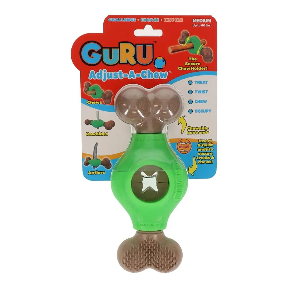 GURU Adjust A Chew Treat Holder Dog Enrichment Toy Medium