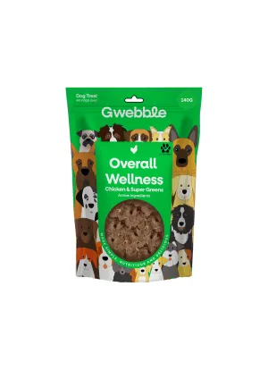 Gwebble Dog Treats Overall Wellness Super Greens 140g