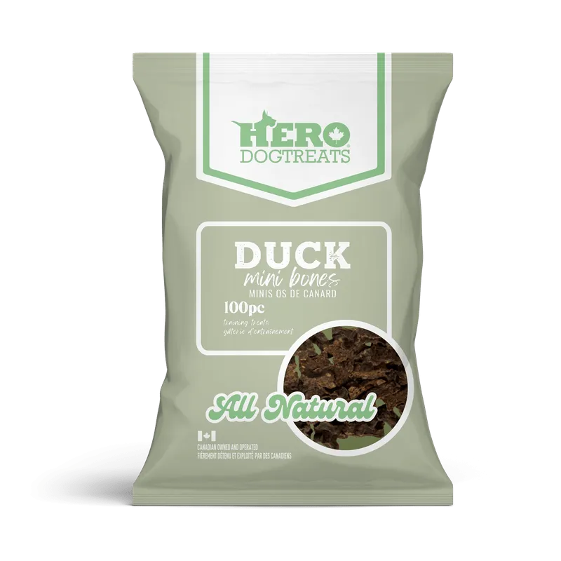 Hero Duck Mini Bones - 100 Pieces