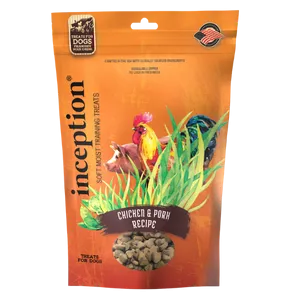 Inception Chicken & Pork Recipe Soft & Chewy Dog Treats 4 oz