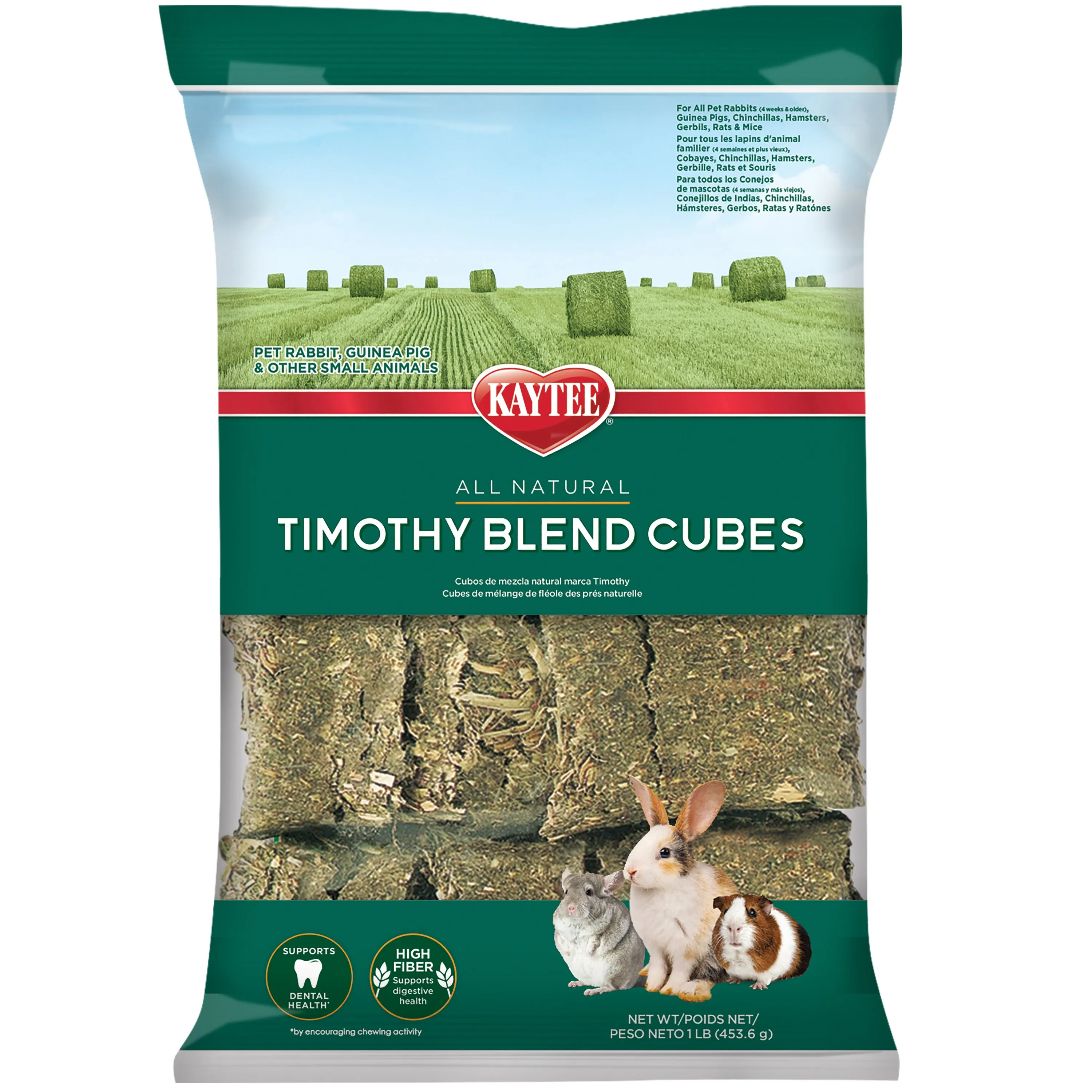 Kaytee Timothy Hay Blend Cubes 1 pound