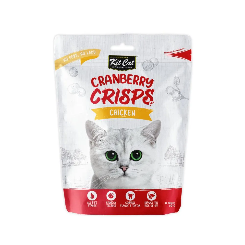 KitCat Cat Cranberry Crisps Chicken 60g