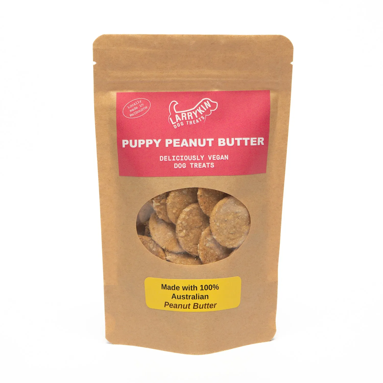 Larrykin Biscuits Puppy Peanut Butter Dog Treats 125g