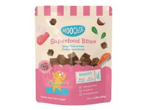 MOOCHIE SUPERFOOD BITES - OCEAN FISH & KALE 80g