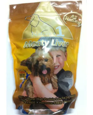 Nature's 1 Meaty Liver Dog Treats 300g