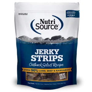 Nutrisource Outback Select Healthy Jerky Dog Treats 4 oz