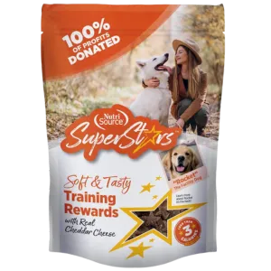 Nutrisource Superstar Cheddar Training Rewards Dog Treat