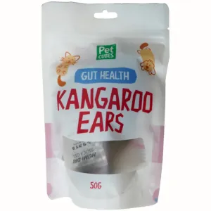 PetCubes Kangaroo Ears Grain-Free Treats For Cats & Dogs 50g