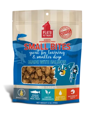 Plato Small Bites Salmon Dog Treats