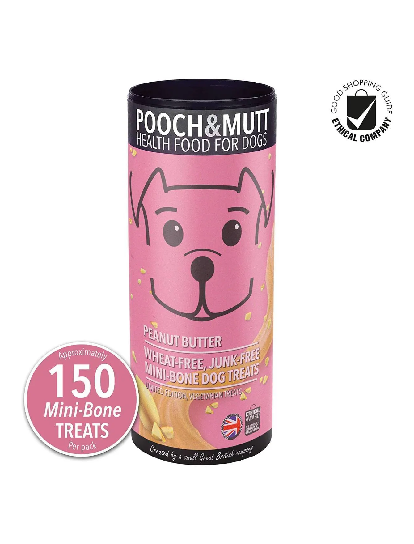 Pooch & Mutt Feel Good Peanut Butter Vegetarian Training Dog Treats