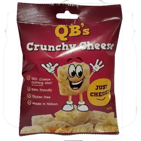 QBs Crunchy Cheese snacks