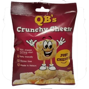 QBs Crunchy Cheese snacks