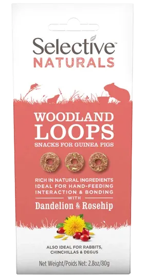 Selective Naturals Guinea Pig Woodland Loops 80g - Case of 4