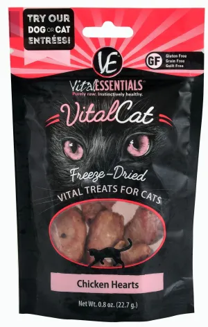 Vital Cat Freeze-Dried Chicken Hearts Cat Treats