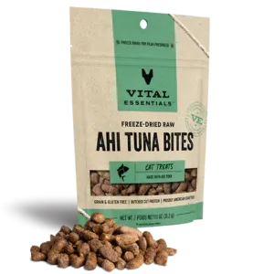 Vital Essentials Freeze-Dried Ahi Tuna Cat Treats 1.1oz