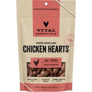 Vital Essentials Freeze Dried Chicken Hearts 3.75oz