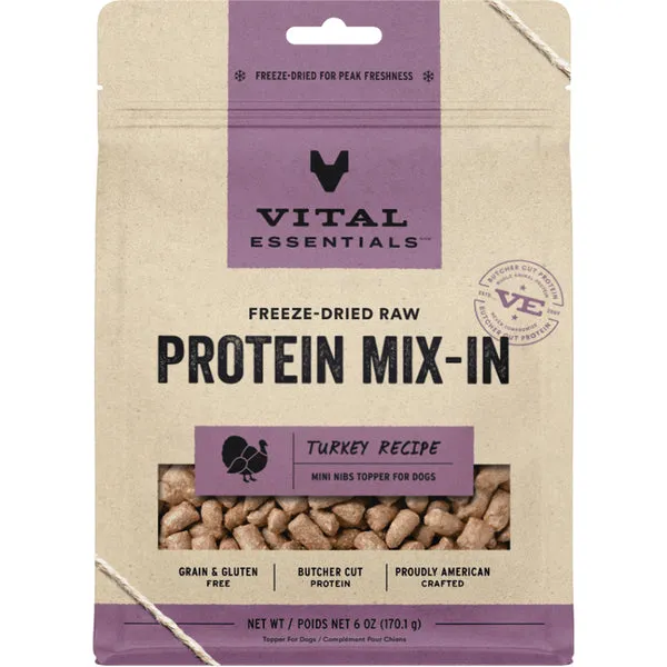 Vital Essentials Freeze Dried Protein Mix-IN Turkey