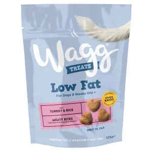 Wagg Low Fat Treats Turkey 125g - Case of 7