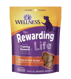 Wellness Rewarding Life Turkey & Duck Recipe Dog Training Treats